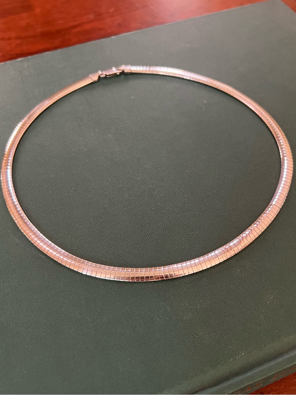 Milor 925 Sterling Silver Omega Chain Necklace